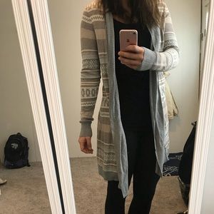 Large cardigan
